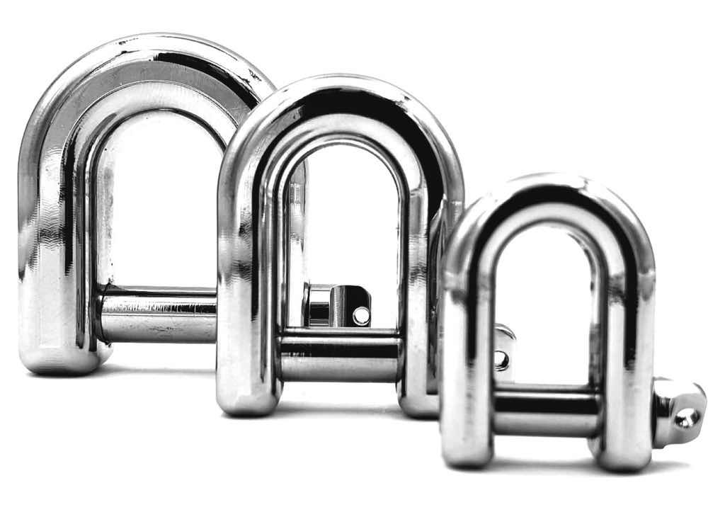 MORFRAC powerfurl.[three] - Ti D-Shackle 8mm pin - 3t SWL furler