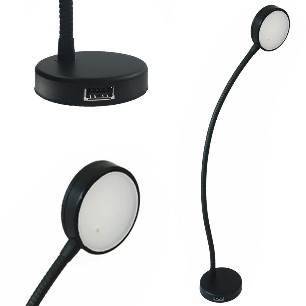 Mantagua GLENAN Chart Table Lamp - Horizontal base, USB A