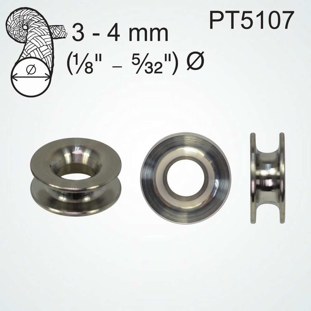 Clamcleat TITAN High Load Thimble for 3-4mm Lines