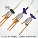 Clamcleat Trapeze & Vang Cleat With Link