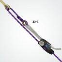 Clamcleat CL826-11/S2 Aero Base With CL211 MK2 Rope Cleat for 4-6mm Lines (copy)