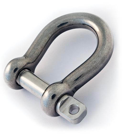 Petersen 9.5mm vibrationssicherer Bügelschäkel mit gesichertem Bolzen 