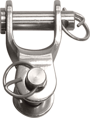Ronstan Maillon bidirectionnel en acier inoxydable, axes de 5mm (3/16")