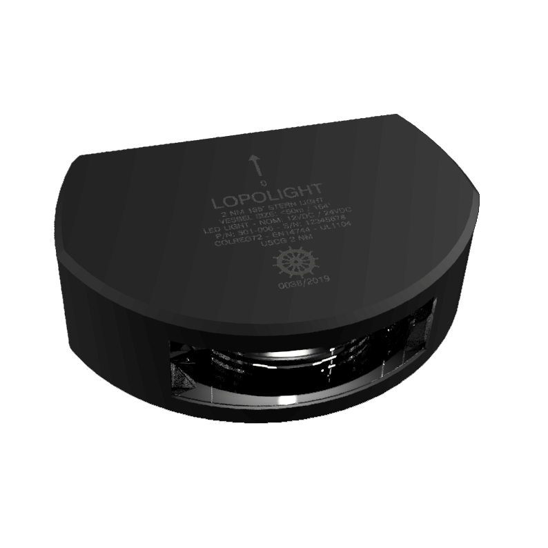 Lopolight 2nm Stern, black anodized, SUB