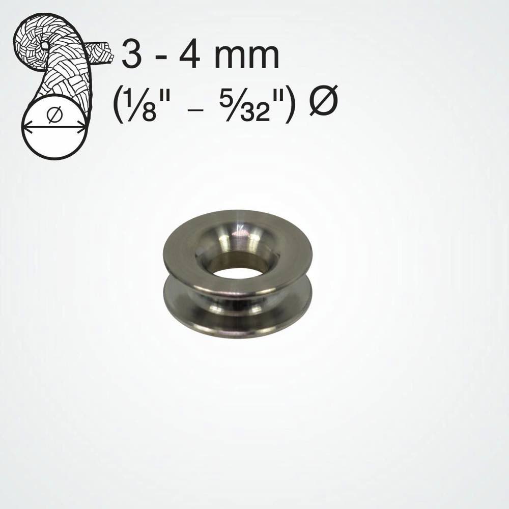 Clamcleat TITAN Guardacabos de alta carga para cabos de 3-4mm