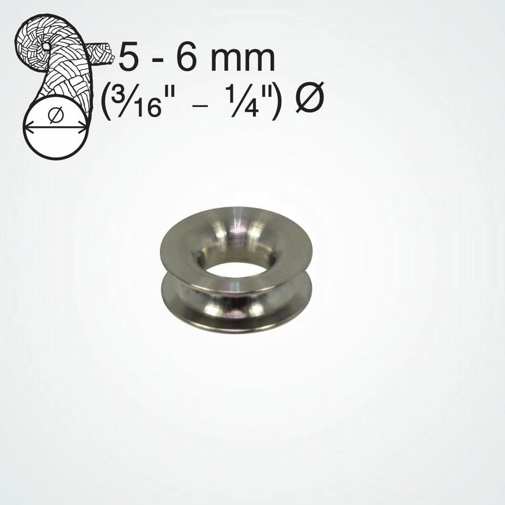 Clamcleat TITAN High Load Thimble for 5-6mm Lines