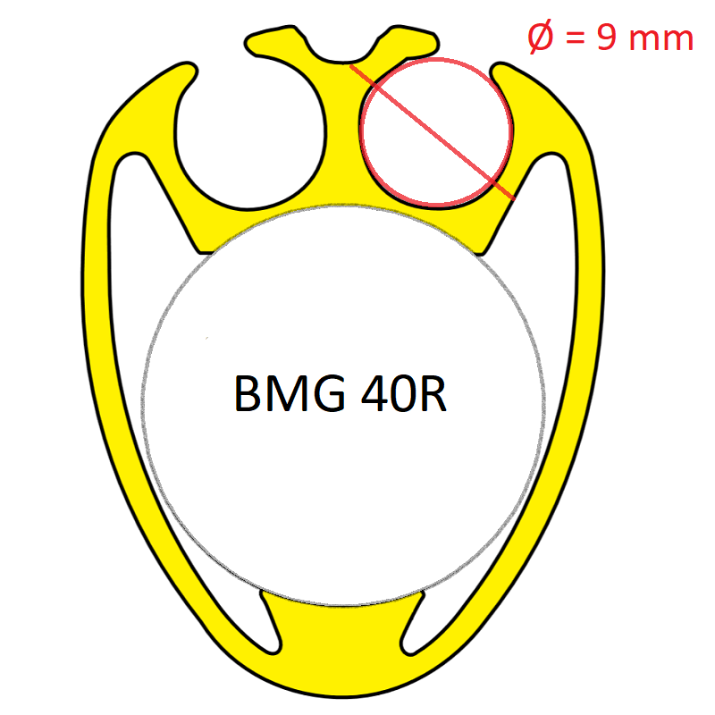 Bamar Profilsektion BMG40R - 1.5m