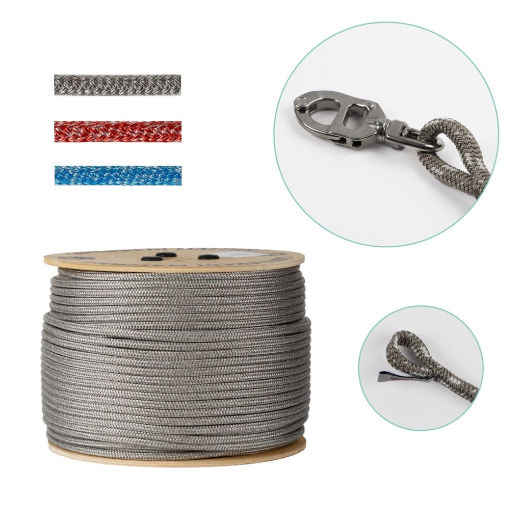 Drizza prua 12mm x 35m Gottifredi Maffioli Powersprint cima da vela pre-impiombata