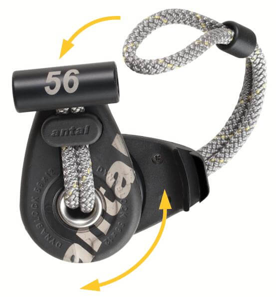 Antal Dynablock 56mm Con Snap Loop de Dyneema
