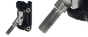 Rutgerson Carrello Battcar High Load 23mm x 15,5mm con filettatura M10