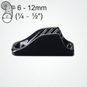 Clamcleat CL201 Taquet coinceur vertical en nylon pour cordages de 6–12mm