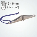 Clamcleat CL262 Power Grip 2 Mordaza de aluminio para cabos de 3-6mm