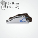 Clamcleat MK1 Racing Junior Strozzatore in alluminio per cime da 3-6mm