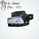 Clamcleat CL826-11 Aero Base mit CL211 MK2 Klemme für 4-6mm Leinen
