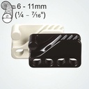 Clamcleat CL234 Nylon Fender Line Cleat for 6-12mm Lines