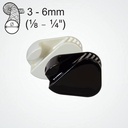Clamcleat CL223 Taquet coinceur boucle en nylon pour cordages de 3-6mm