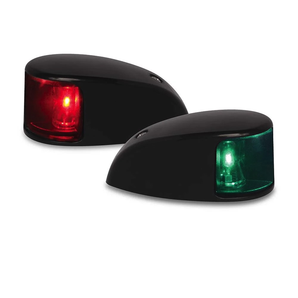 HELLA NaviLED Deck Mount 2NM Port and Starboard Navigation Light (Pair) - Coloured Lens