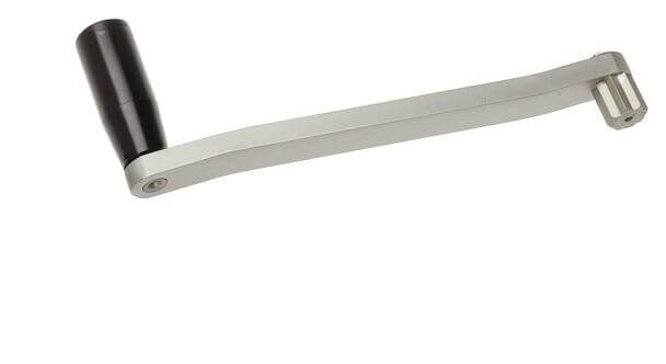 Barton Winschkurbel - 225mm, nicht verriegelnd, einarmig, Aluminium