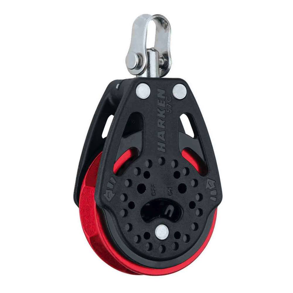 Harken 57mm Carbo Ratchet Block - RED