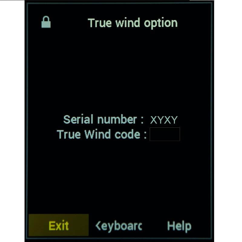 nke Option mode Vent réel & SOG pour Gyropilot 2