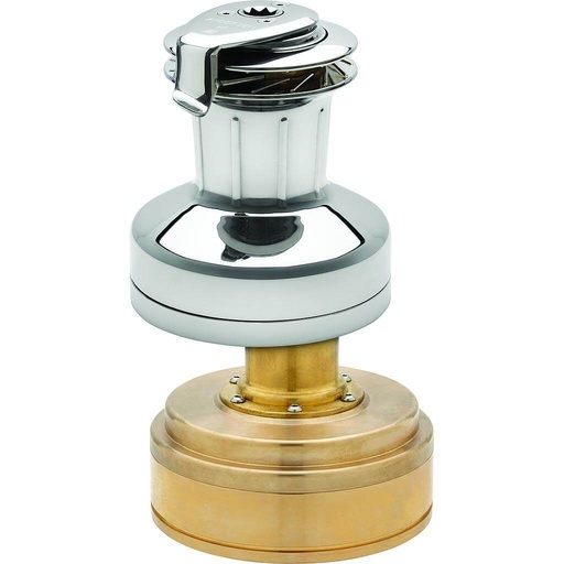 [R-RA2050014200] Andersen 50 Variable Speed Elektro (Compact) 24V Edelstahl Unterdeck-Winsch (2-Gang Manuell)