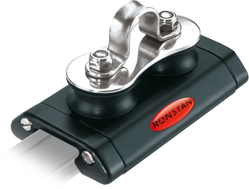 [R-RC11910] Carrello trasto Ronstan Serie 19, 85mm, 2 pulegge di controllo