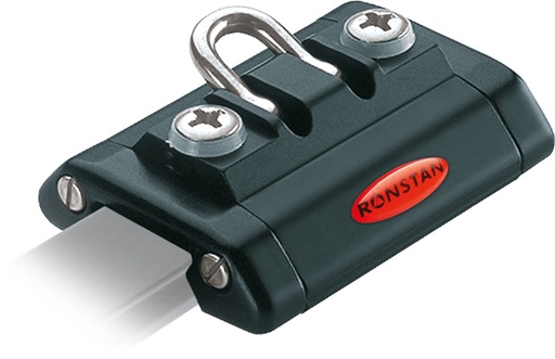 [R-RC12203] Ronstan Serie 22 Travellerwagen, 75mm, Sch&auml;kel, 2xM6 Bohrungen