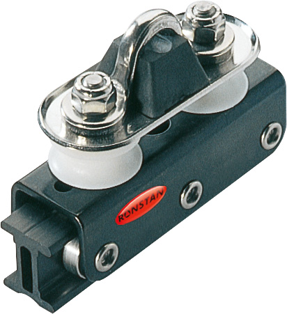 [R-RC61912] Ronstan Series 19 Carrello I-Beam, Pulegge di controllo singole, 6 ruote