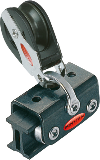 [R-RC61945] Ronstan Série 19 Chariot de foc autovireur I-Beam, poulie HL 30mm