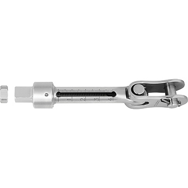 [R-RF1481-04] Ronstan Corps de ridoir à embout à bascule & contre-écrou - 1/4" UNF