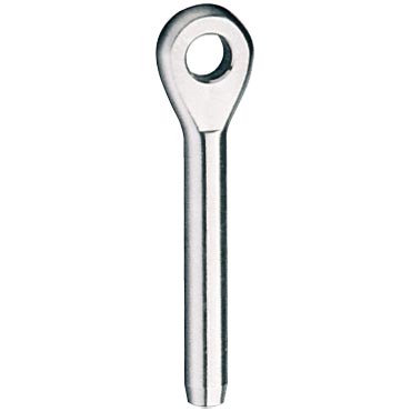 [R-RF1500-0404] Ronstan Occhiello a pressare, cavo 1/8” , foro 6.4mm (1/4”)