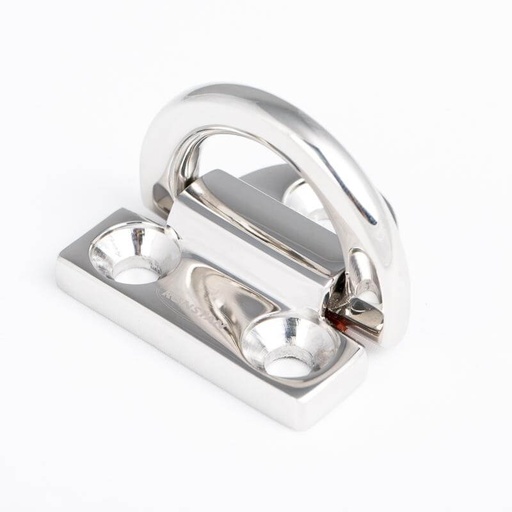 [R-RF2436-06] Ronstan Placa de anclaje abatible, simple, 3 x M6 (1/4') orificios