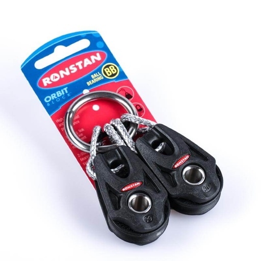 [R-RF35286] Ronstan Série 30 Poulie Orbit™ à billes - Anneau de point d’écoute 