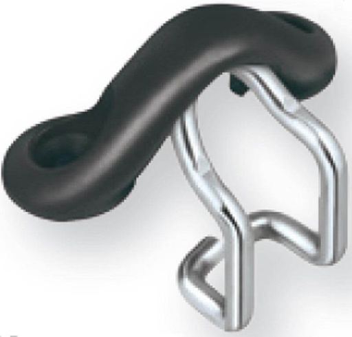 [R-RF5517] Ronstan Guidacima HD per C- & T-Cleat - Medium, nero