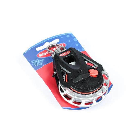 [R-RF56100] Ronstan Series 55 Ball Bearing Ratchet Orbit Block™ - auto y manual, cabeza con grillete giratorio