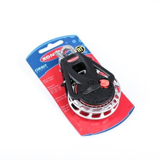 [R-RF56101] Ronstan Series 55 Ball Bearing Ratchet Orbit Block™ - auto & manuale, testa con Dyneema® link