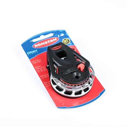 [R-RF56151] Ronstan Série 55 Ball Bearing Ratchet Orbit Block™ - poulie à flasque, sens horaire, auto et manuel
