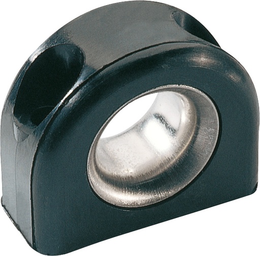 [R-RF59] Ronstan Passacavo con inserto in acciaio inox, ID14mm Nero