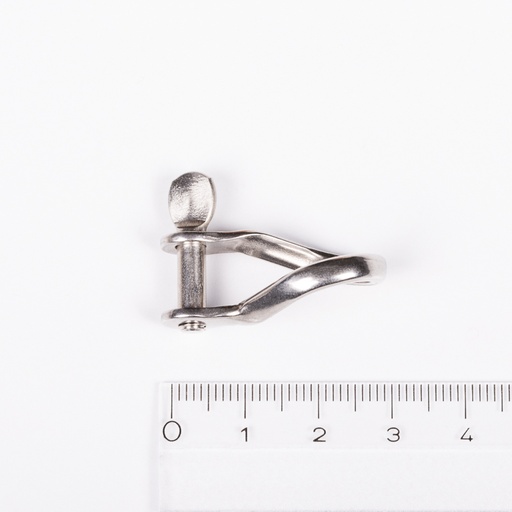 [R-RF627] Ronstan Manille torsadée, Axe 4mm, L:22.7mm, W:10mm