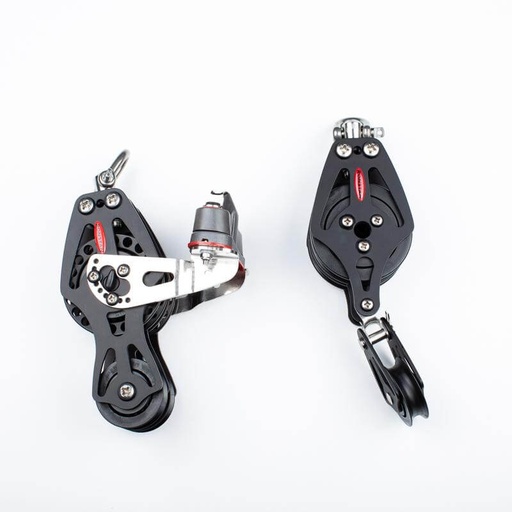 [R-RF72700] Ronstan Serie 75 Zweigang-Großschotsystem 3:1 - 6:1 - Ober- und Unterblock