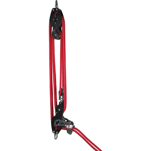 [R-RF72900] Ronstan Serie 75 Zweigang-Großschotsystem 4:1 - 8: 1 - Ober- und Unterblock
