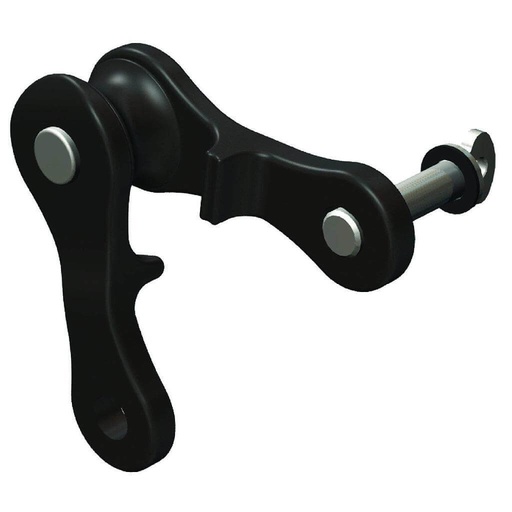 [T-TY1508-S] Tylaska H8 2:1 Split Aluminium Halyard Shackle