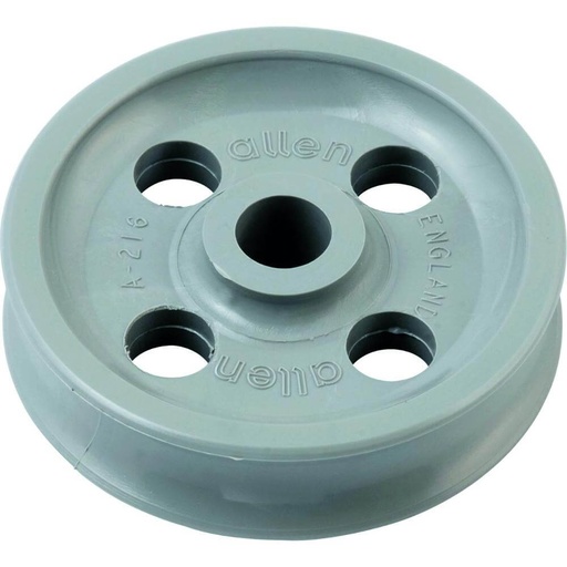 [AB-A.216] Allen Brothers 49mm x 12mm x 8mm Roldana de acetal con agujeros