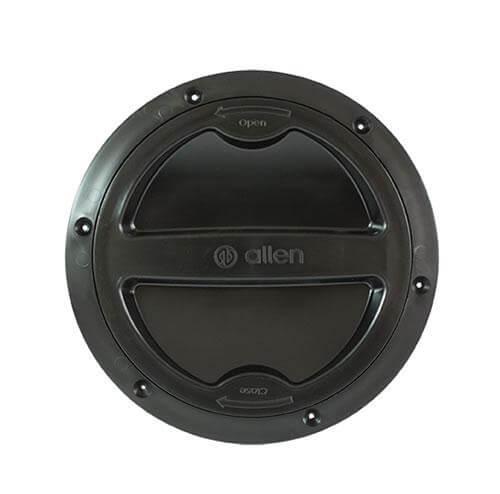[AB-A1737] Allen Brothers 108mm Schwarzer Inspektionsdeckel mit integrierter Dichtung