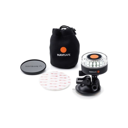 [NF-041] Navisafe Navilight bianca 360° 2NM con base a ventosa
