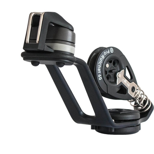 [AB-A5266ASS] Allen Brothers Bloqueur de grand-voile auto-alignant avec poulie à cliquet