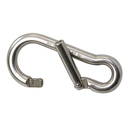 [KG-6110V] KONG Gancho mosquetón de acero inoxidable AISI316 ‘GENIUS’ 100mm