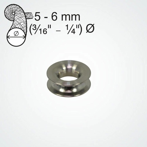 [CC-PT5110] Clamcleat TITAN Guardacabos de alta carga para cabos de 5-6mm