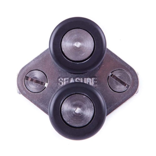 [SU-0544SU-0531] Seasure Pasador de vela de acero inoxidable para diámetro máximo del grátil 8 mm - Ø Barra de sujeción 9,5 mm 