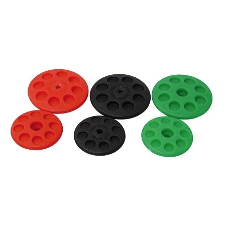 [SU-19323-10] Seasure accesorios de trapecio - Anillas para asa de trapecio 65mmØ verdes 10 piezas 
